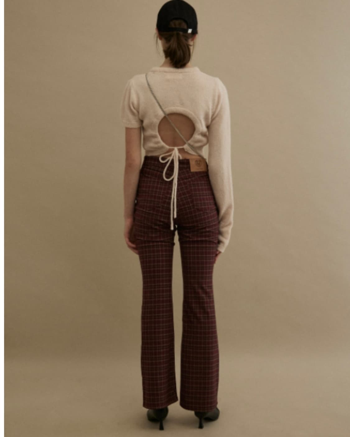 threetimes 언발란스 모헤어 니트 탑 상품이미지2