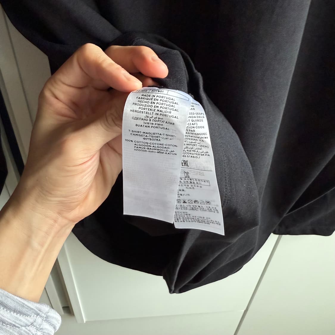 제냐 x 피어오브갓 콜라보 긴팔 티셔츠 XL 상품이미지3