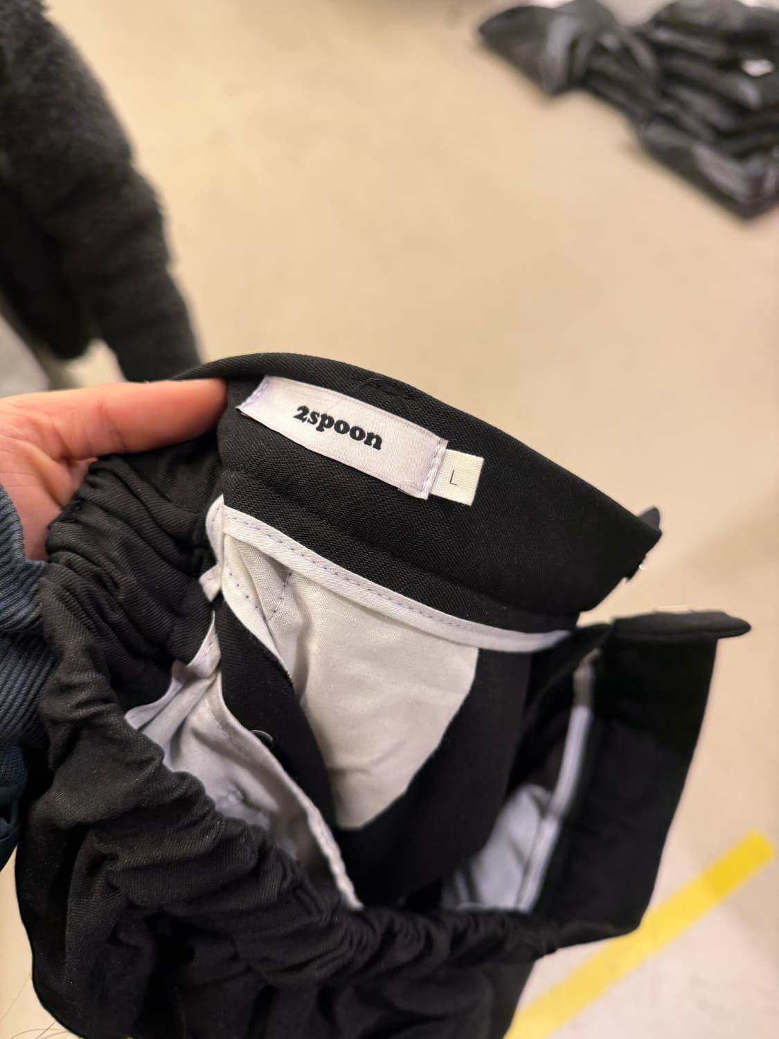 빈티지 밴딩 와이드 슬랙스 U556 상품이미지4