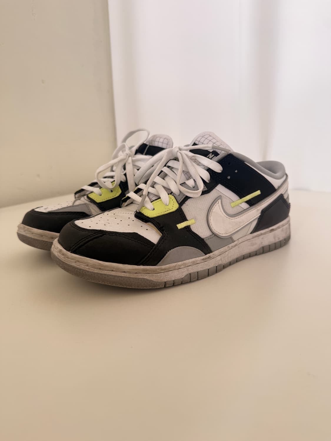 v나이키 덩크 로우 스크랩(Nike Dunk Low) 블랙검 270mm 상품이미지1