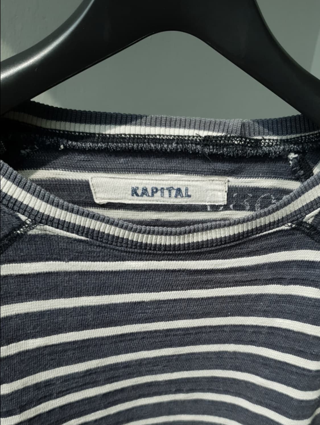 KAPITAL stripe sweat shirt 상품이미지4