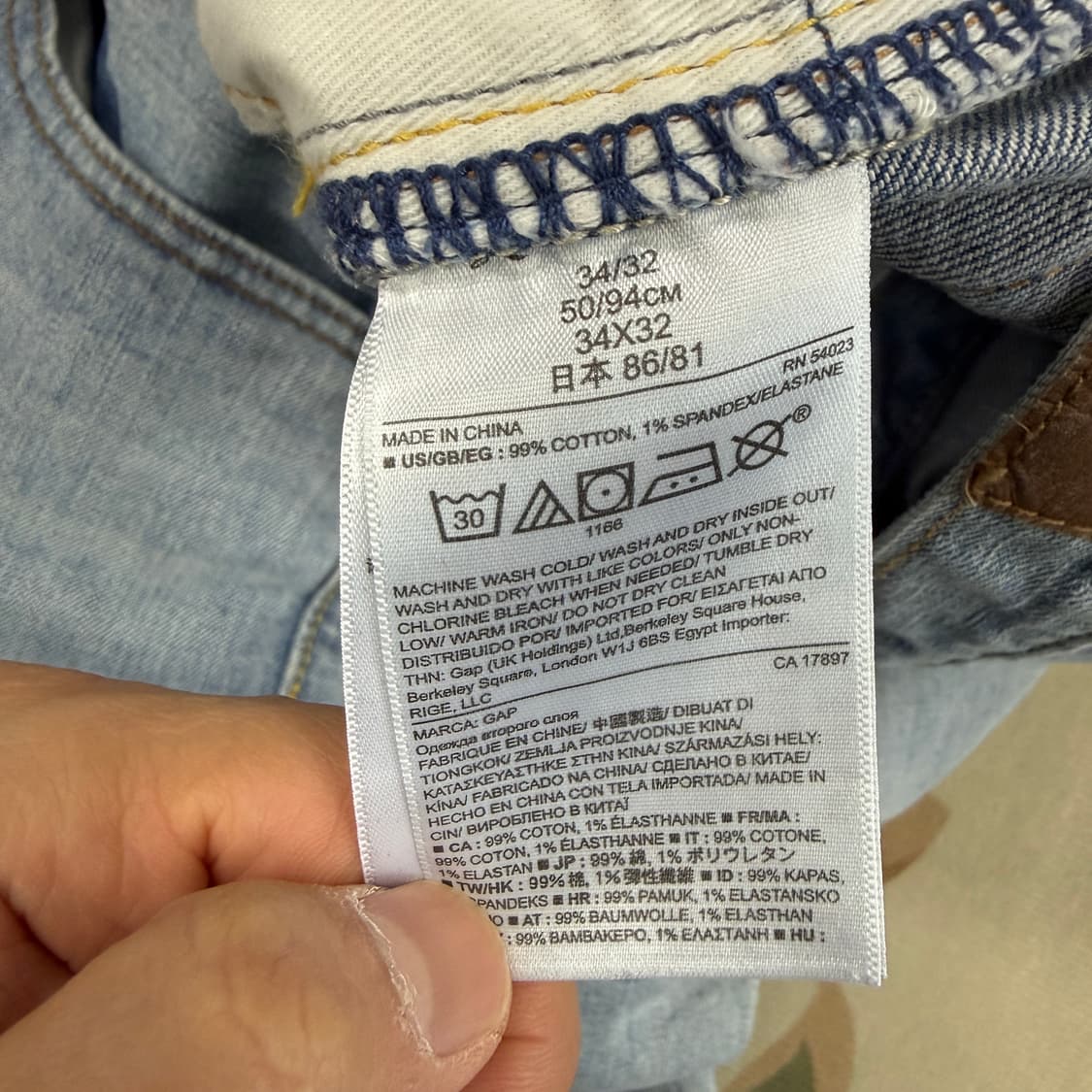 (34)갭GAP 워싱 데님팬츠 상품이미지3