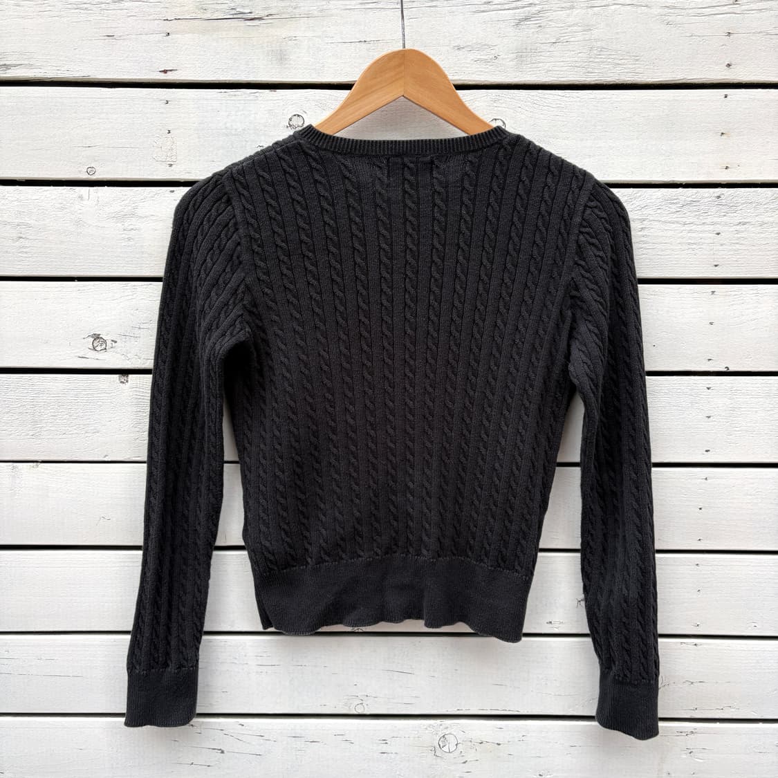 Polo 폴로 케이블 꽈배기 니트 가디건 상품이미지2