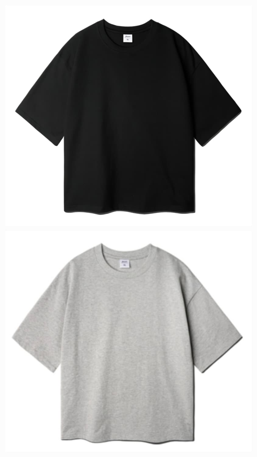 새상품)제멋 크롭 반팔 2장 상품이미지1