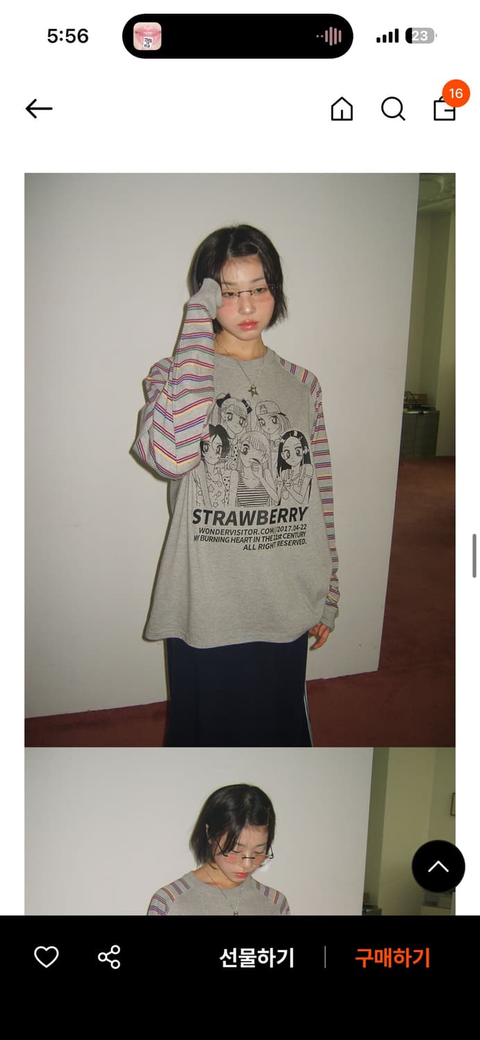 원더비지터 Girls-Pen RAGLAN 상품이미지3