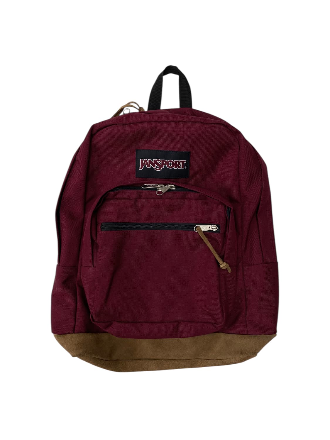 잔스포츠 버건디 스웨이드 백팩 상품이미지1