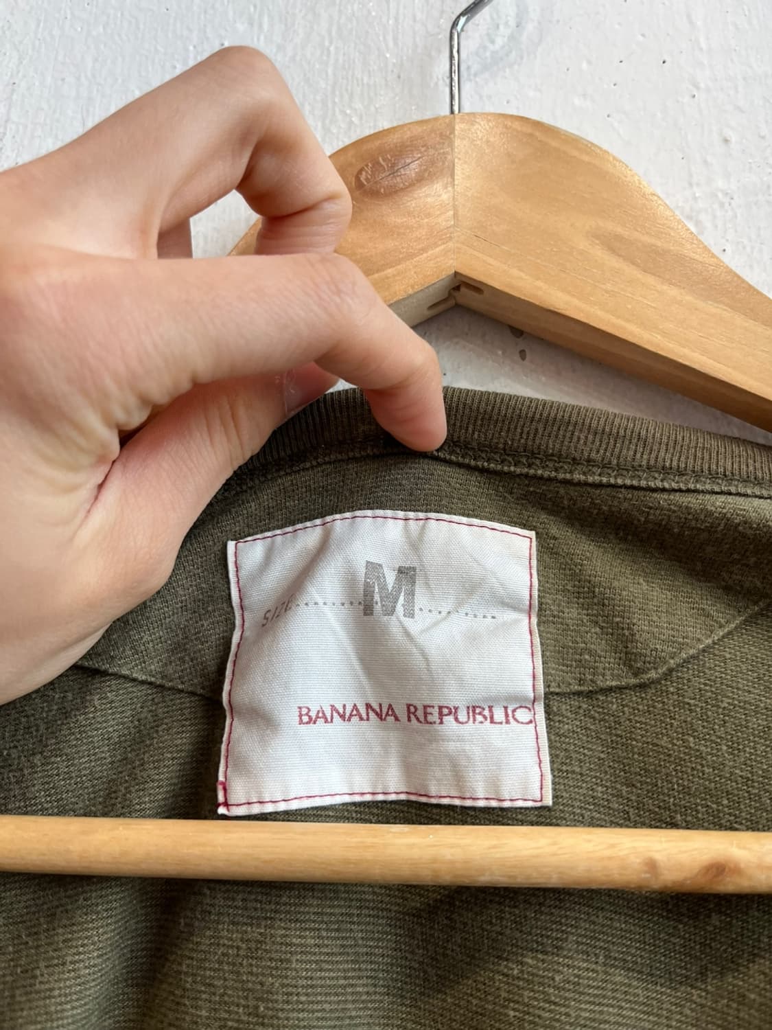 바나나리퍼블릭 카키 코튼 가디건 상품이미지4