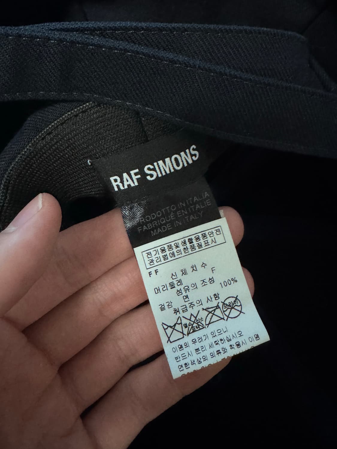 라프시몬스 - 19aw 더블 레이어드 스트랩 캡 상품이미지7