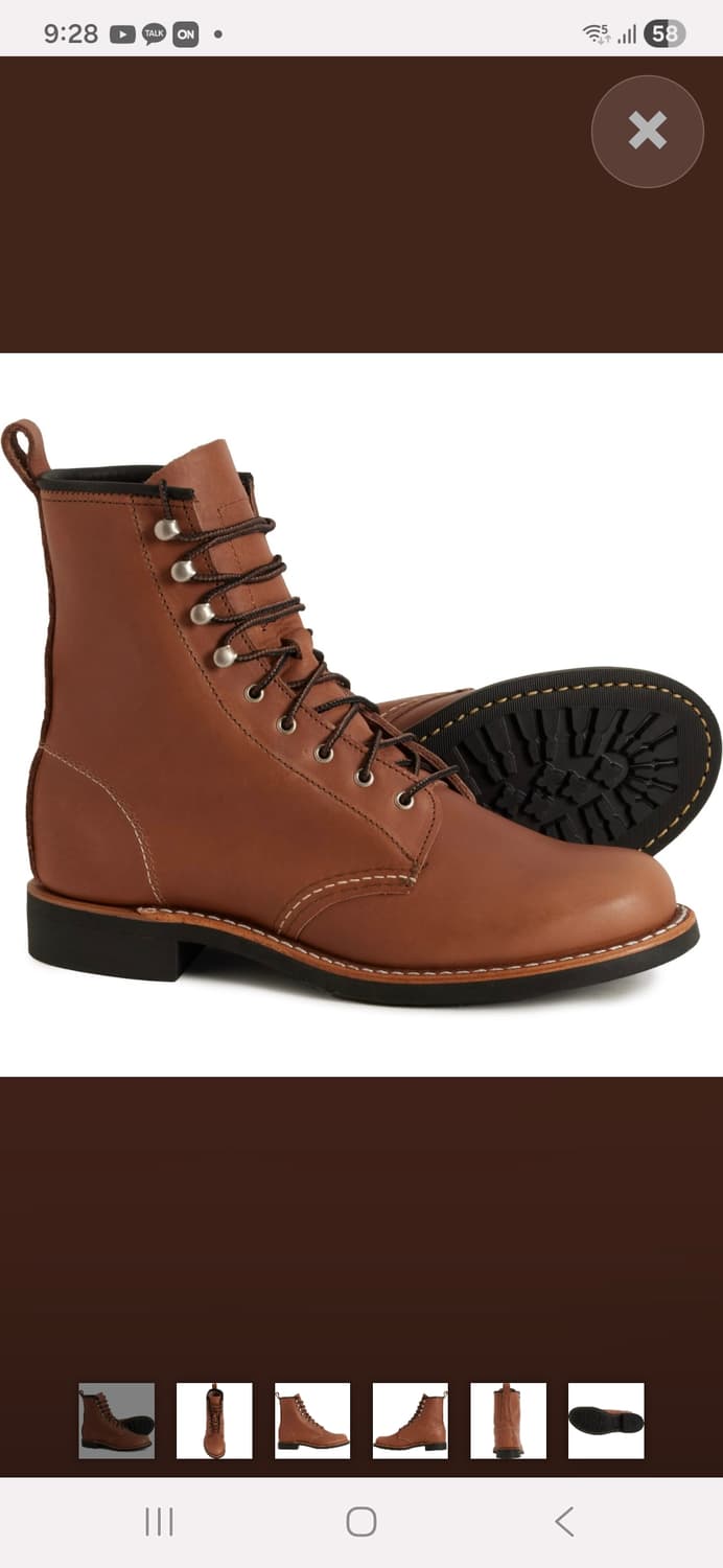 레드윙 부츠 실버스미스 [새상품] 6B사이즈 판매합니다. 상품이미지1