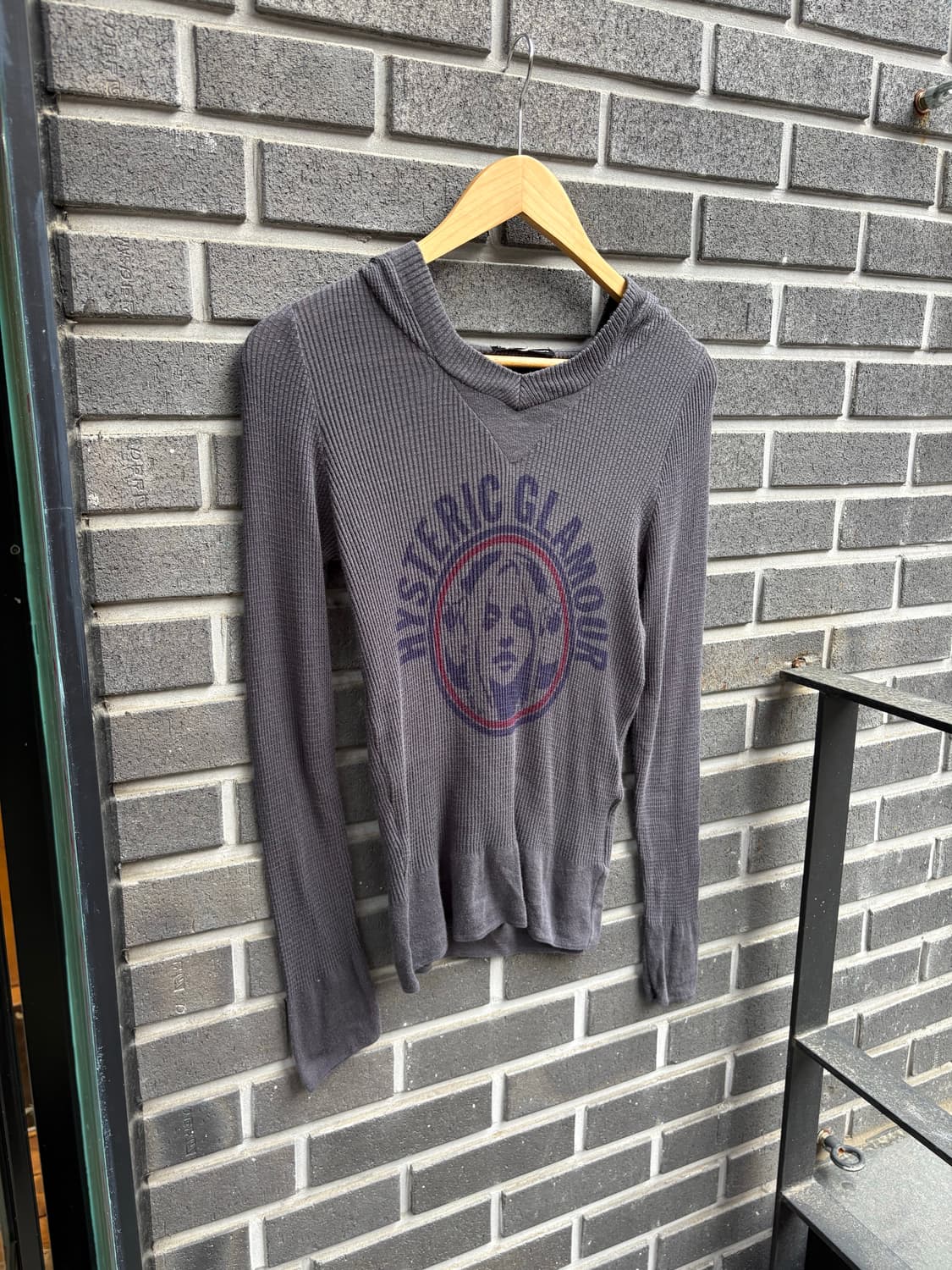 히스테릭글래머 히스걸 와플 후드티 상품이미지5