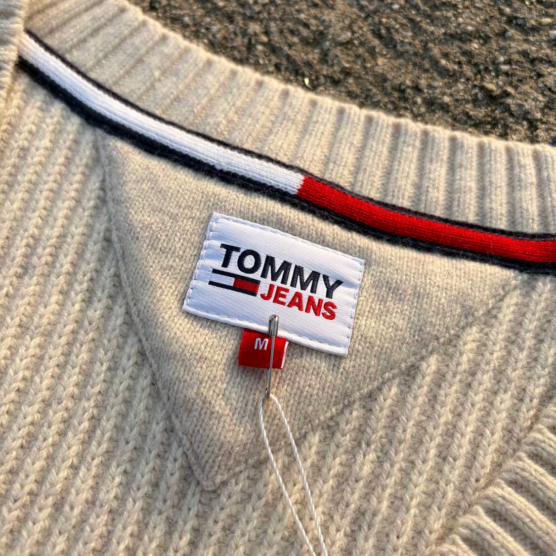 타미힐피거 진스 빈티지 니트조끼 M 상품이미지5