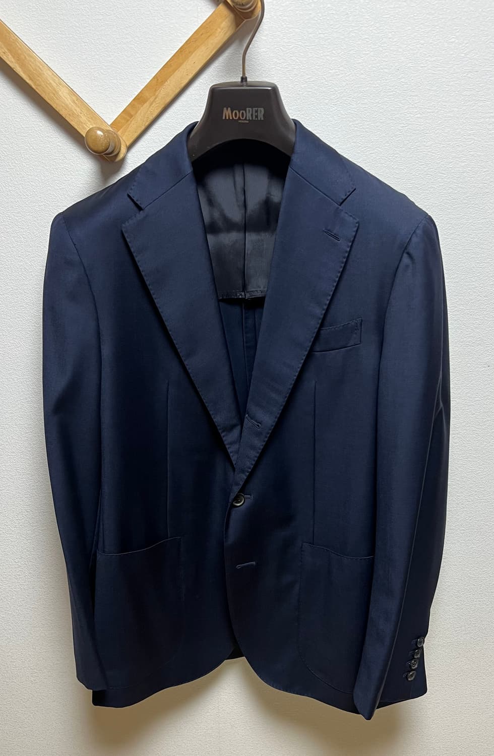 카루소 네이비 울 수트 48사이즈 상품이미지1