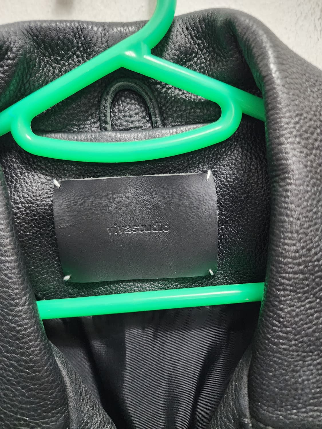 비바스튜디오 리얼레더 라이더자켓 상품이미지6