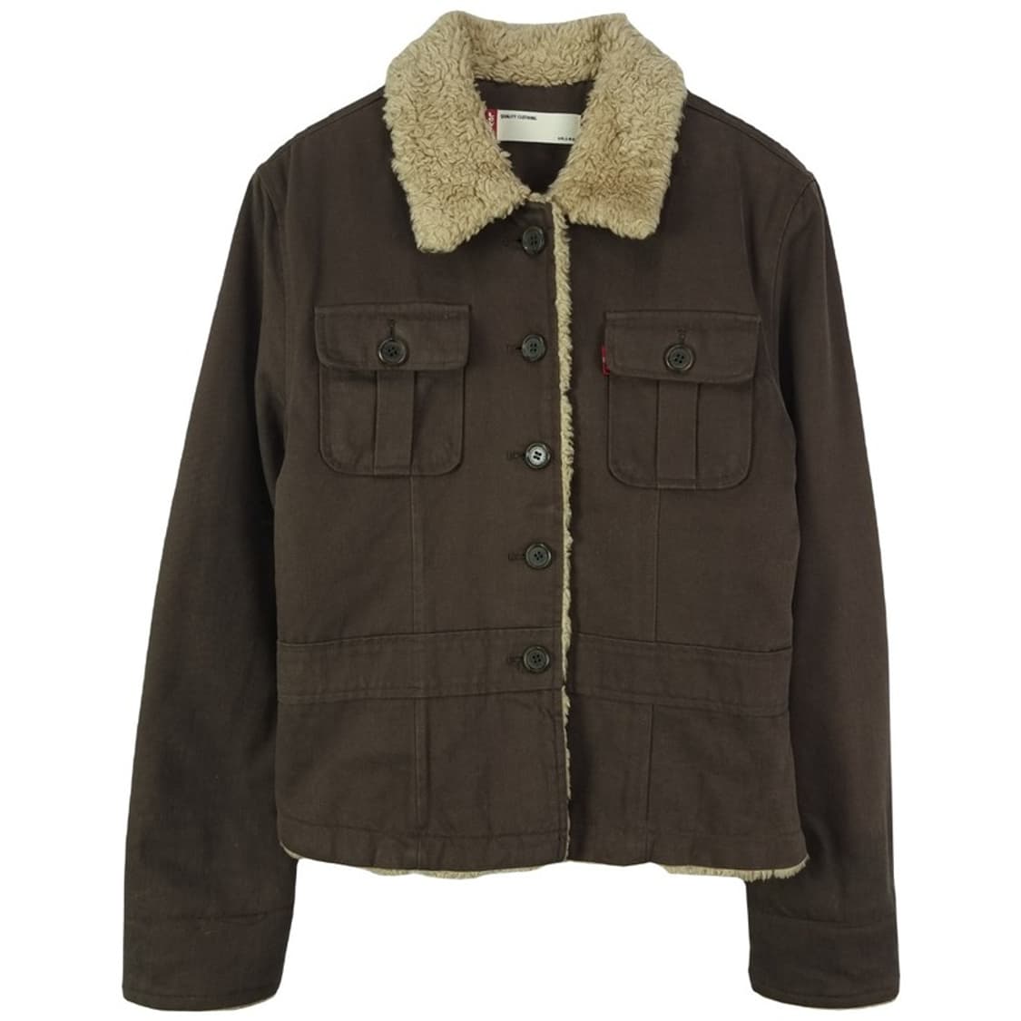 [리바이스] 빈티지 코튼 무스탕 자켓 브라운 M18680 상품이미지2