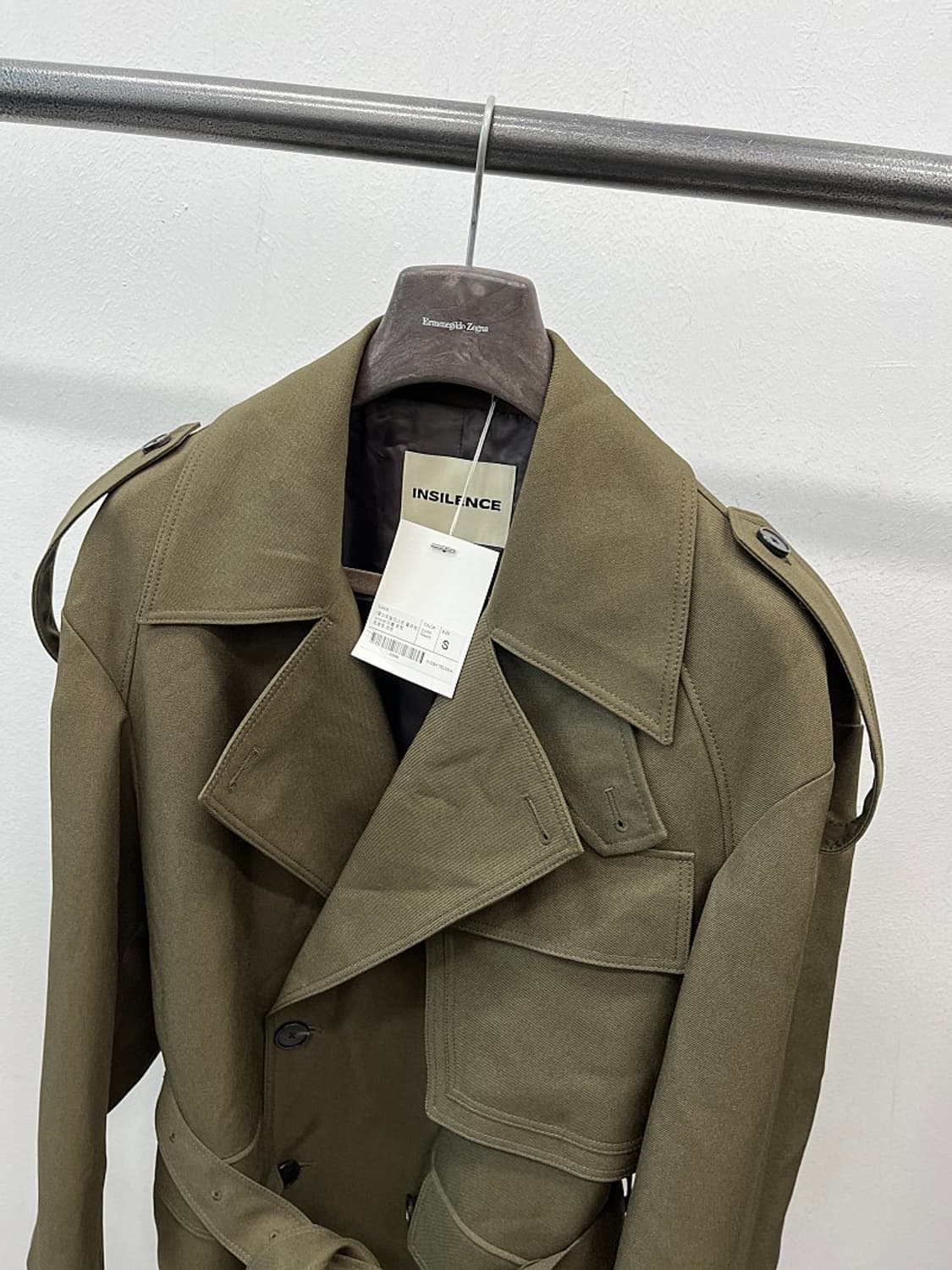 100) 인사일런스 오버 트렌치코트  상품이미지2