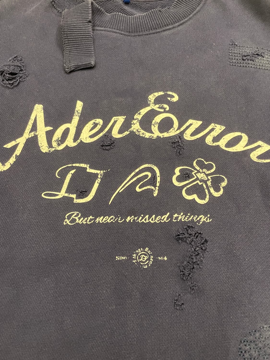 아더에러 23SS Sollec 솔렉 스웻셔츠 맨투맨 네이비 상품이미지2