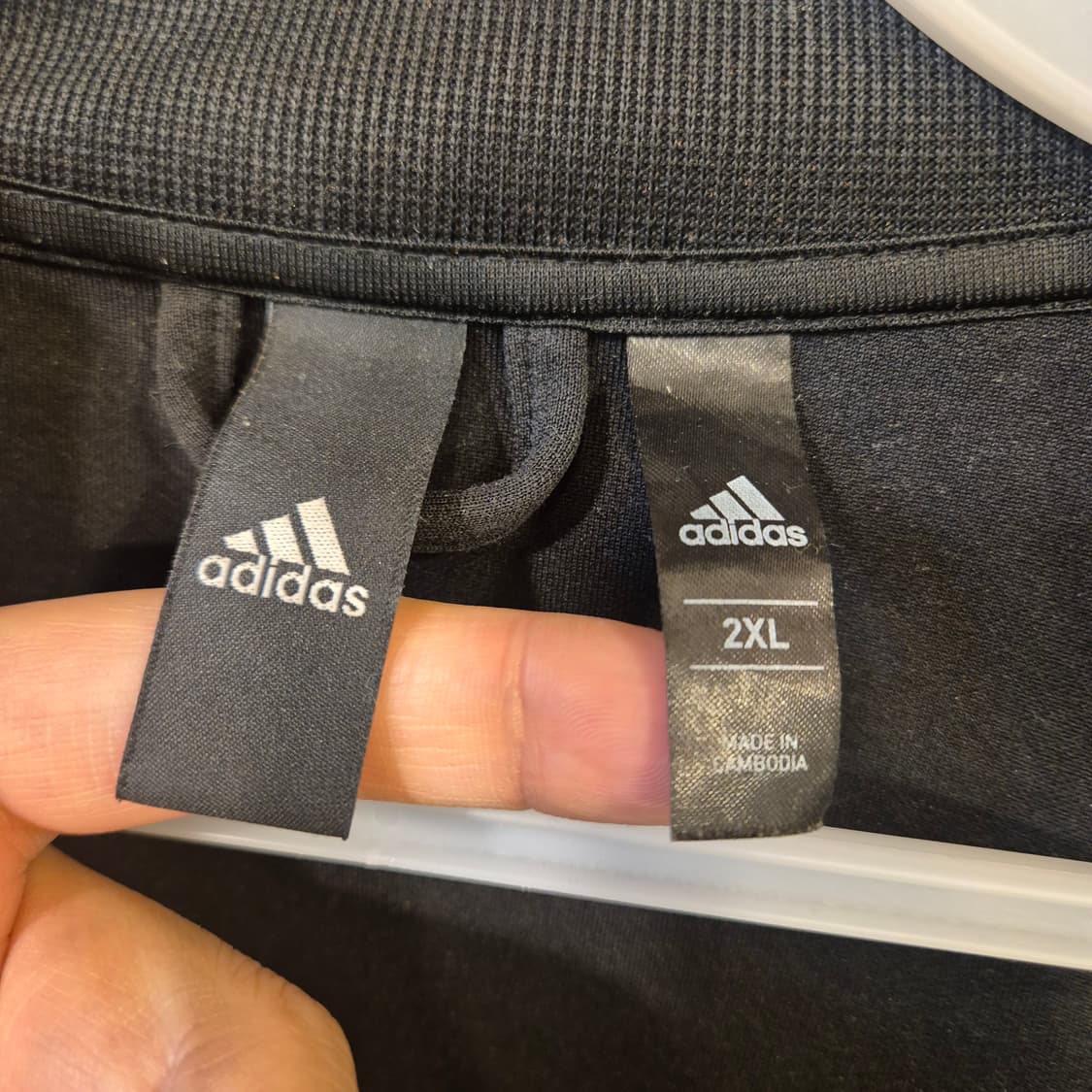 2XL 아디다스 블랙 져지  상품이미지3