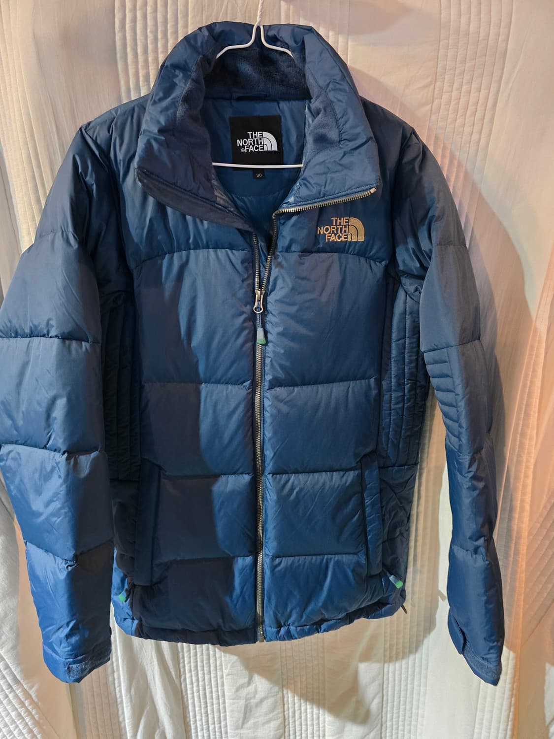 노스페이스 거위털 블루 패딩 상품이미지2
