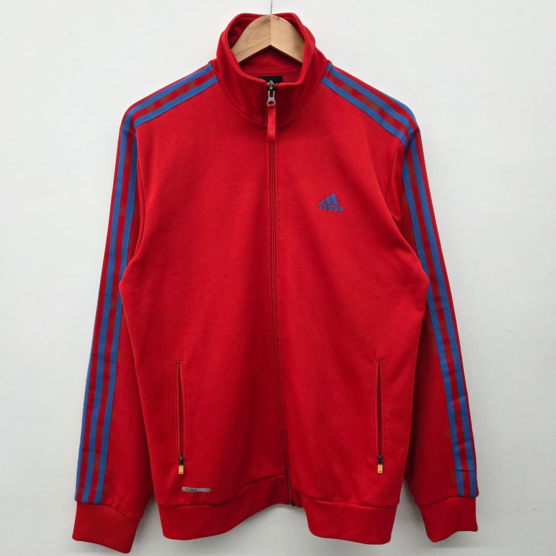 아디다스 삼선 트랙탑 레드 블루 배색 남XL 상품이미지2
