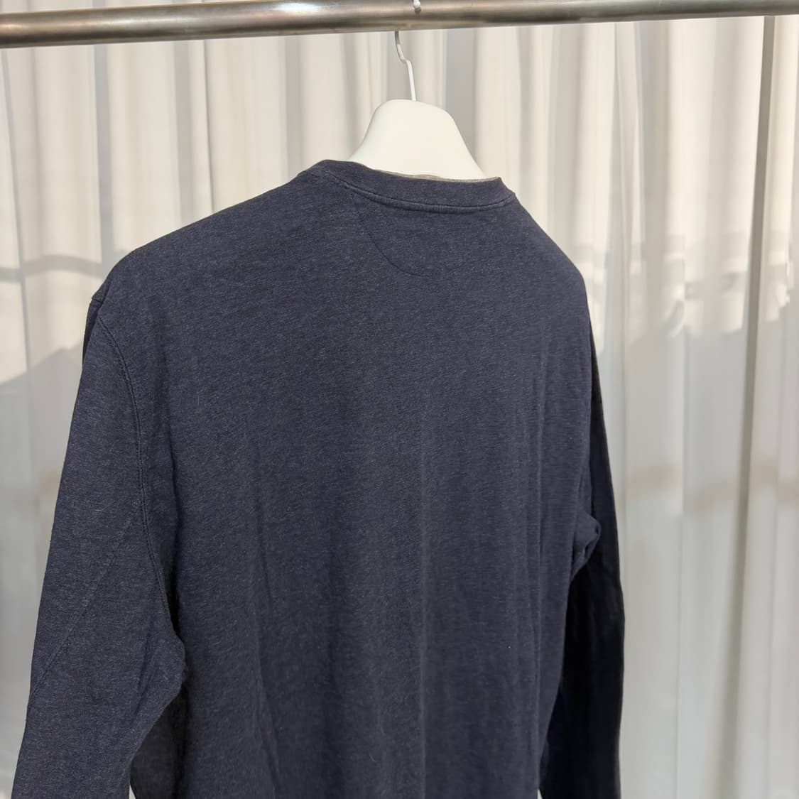 (XL) 브루넬로 쿠치넬리 코튼 라이닝 긴팔 티셔츠 상품이미지3