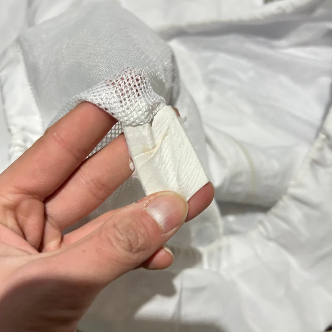 나이키(NIKE) 화이트 빅로고 바람막이 자켓 상품이미지6