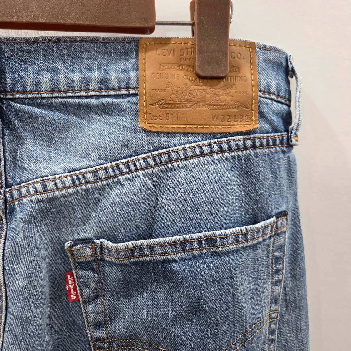 리바이스 빅E 프리미엄 511 데님팬츠 32/32  상품이미지4