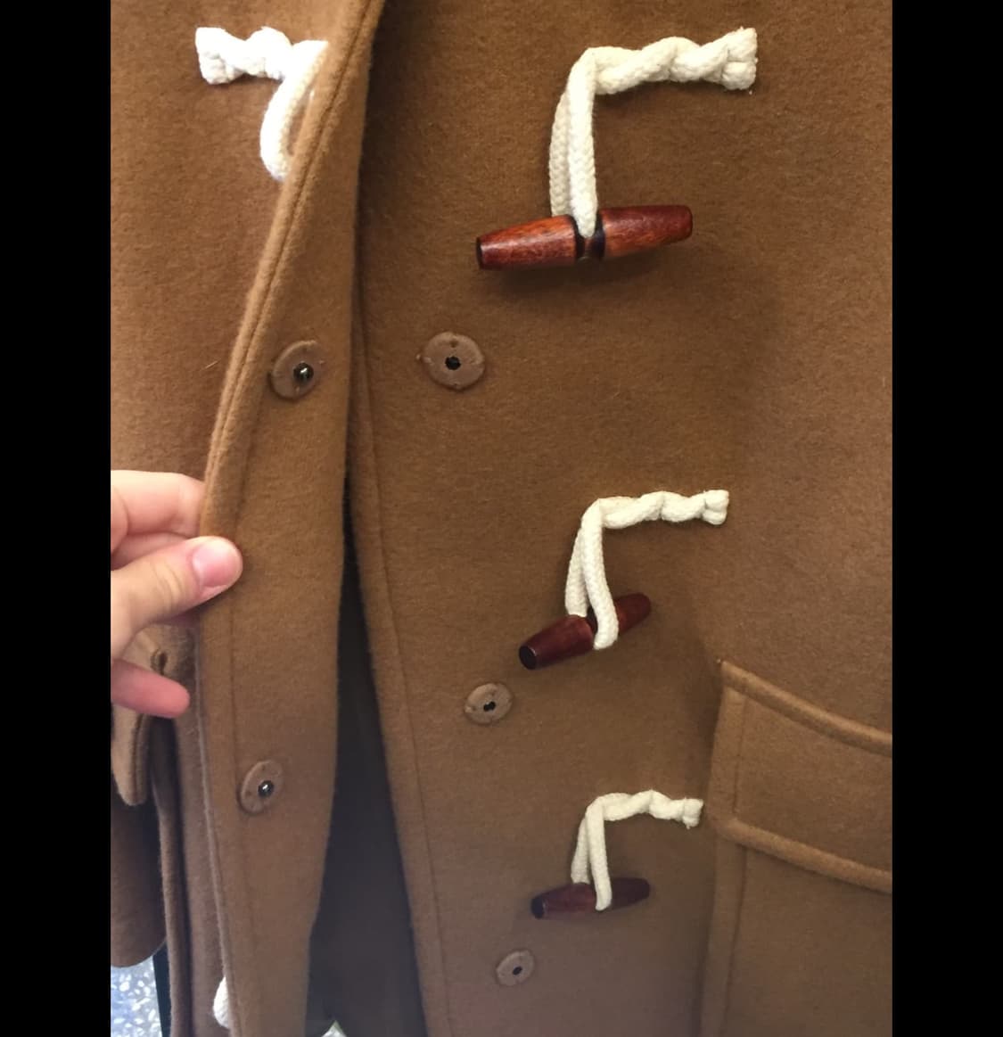 빈티지 떡볶이 코트(새상품) 상품이미지4