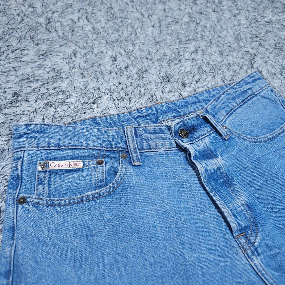 CK켈빈클라인) 허리34-36 남자 연청바지 / 왕눈이샵 상품이미지3