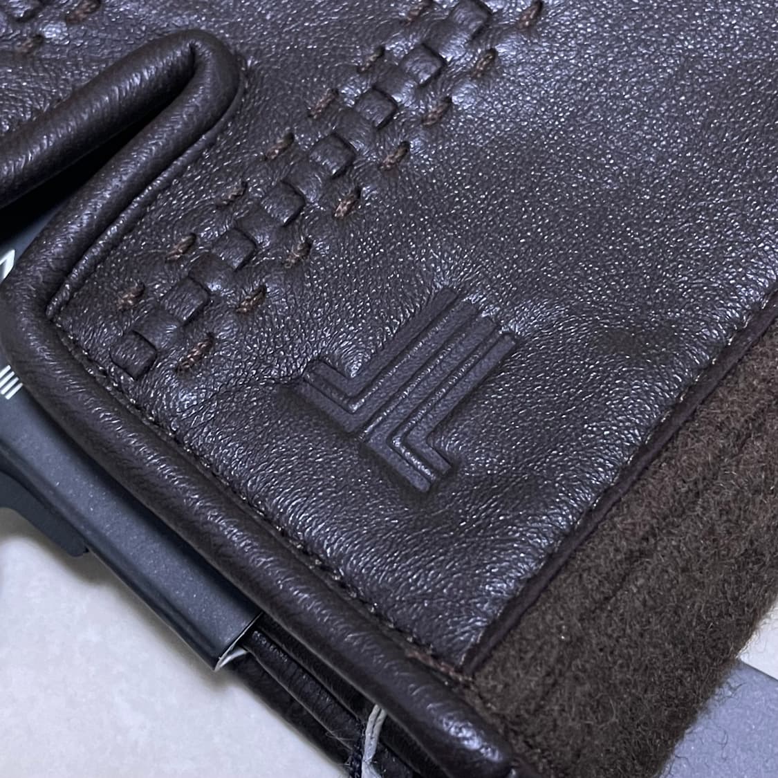 LANVIN 랑방 컬렉션 다크브라운 양가죽장갑 새상품 상품이미지4