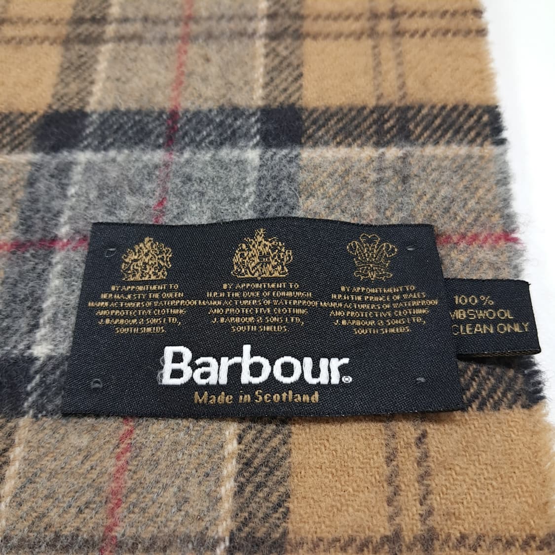 MX421 바버 램스울 타탄체크 머플러 상품이미지4