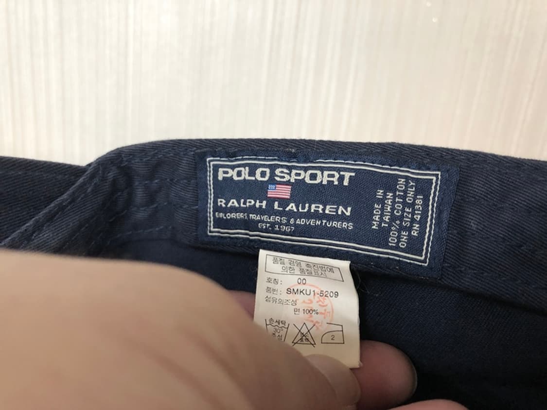 폴로(POLO)스포츠 모자/빅로고볼캡(네이비) 상품이미지10