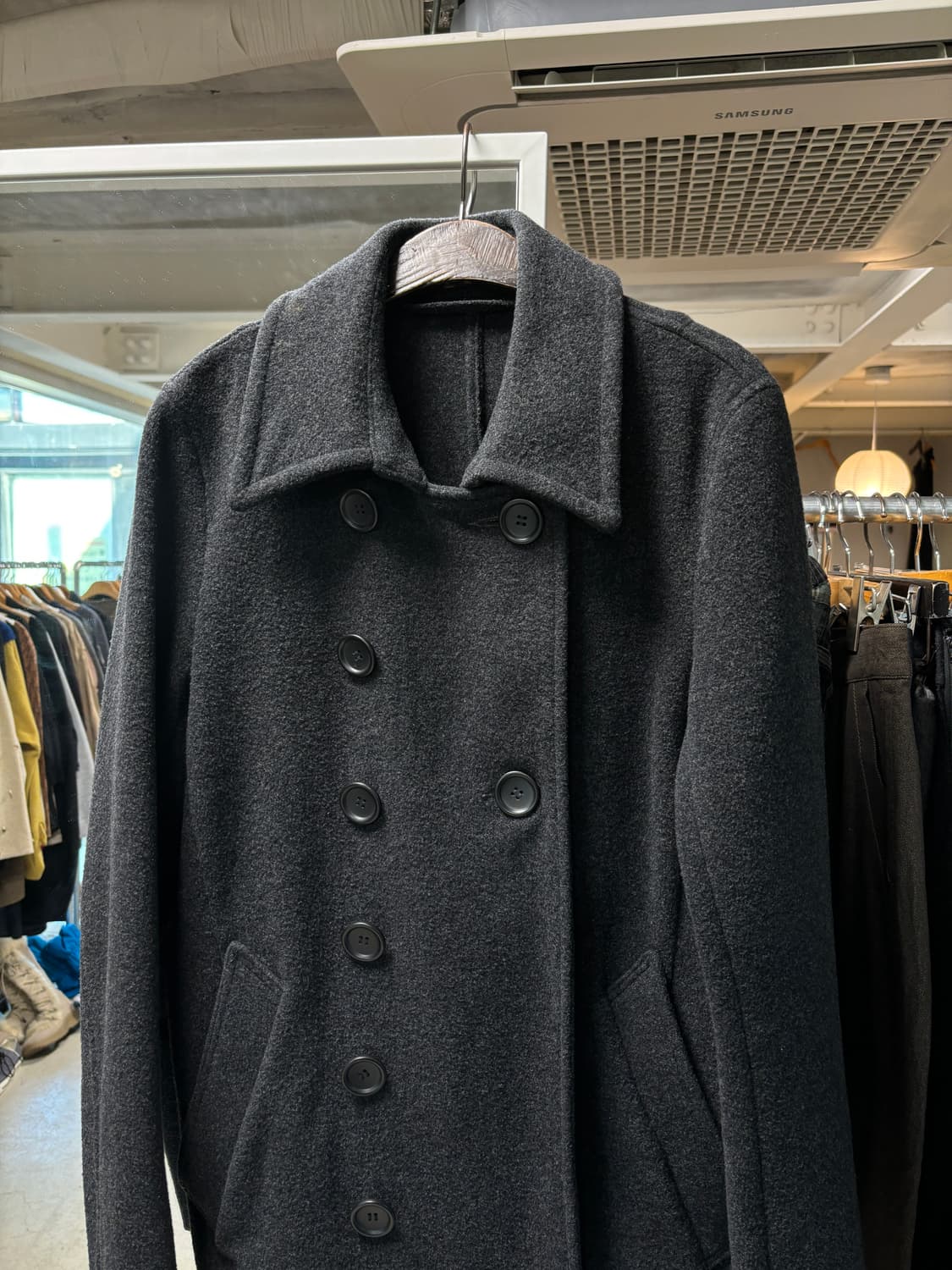 Estnation 더블 브레스티드 울자켓 상품이미지3