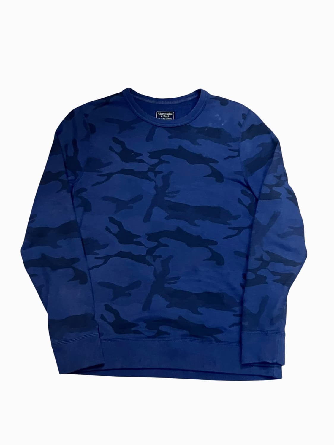 아베크롬비 카모 패턴 맨투맨 네이비 S  #csz3302 상품이미지3