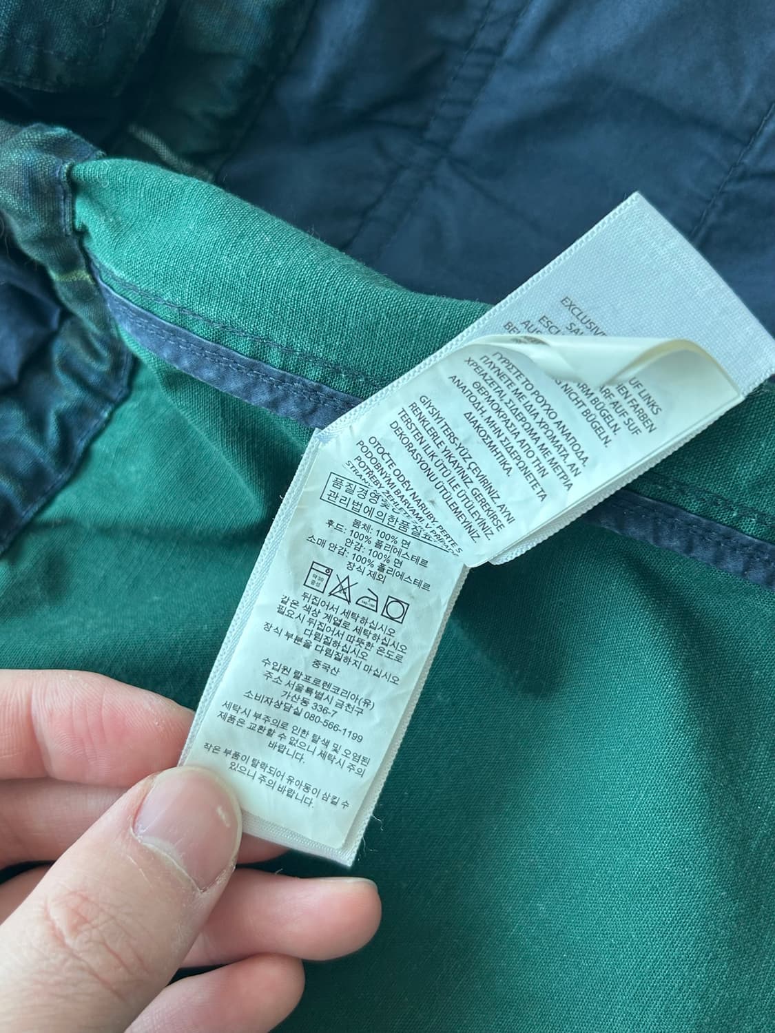 폴로 랄프로렌 타탄체크 소령 야상 자켓 상품이미지5