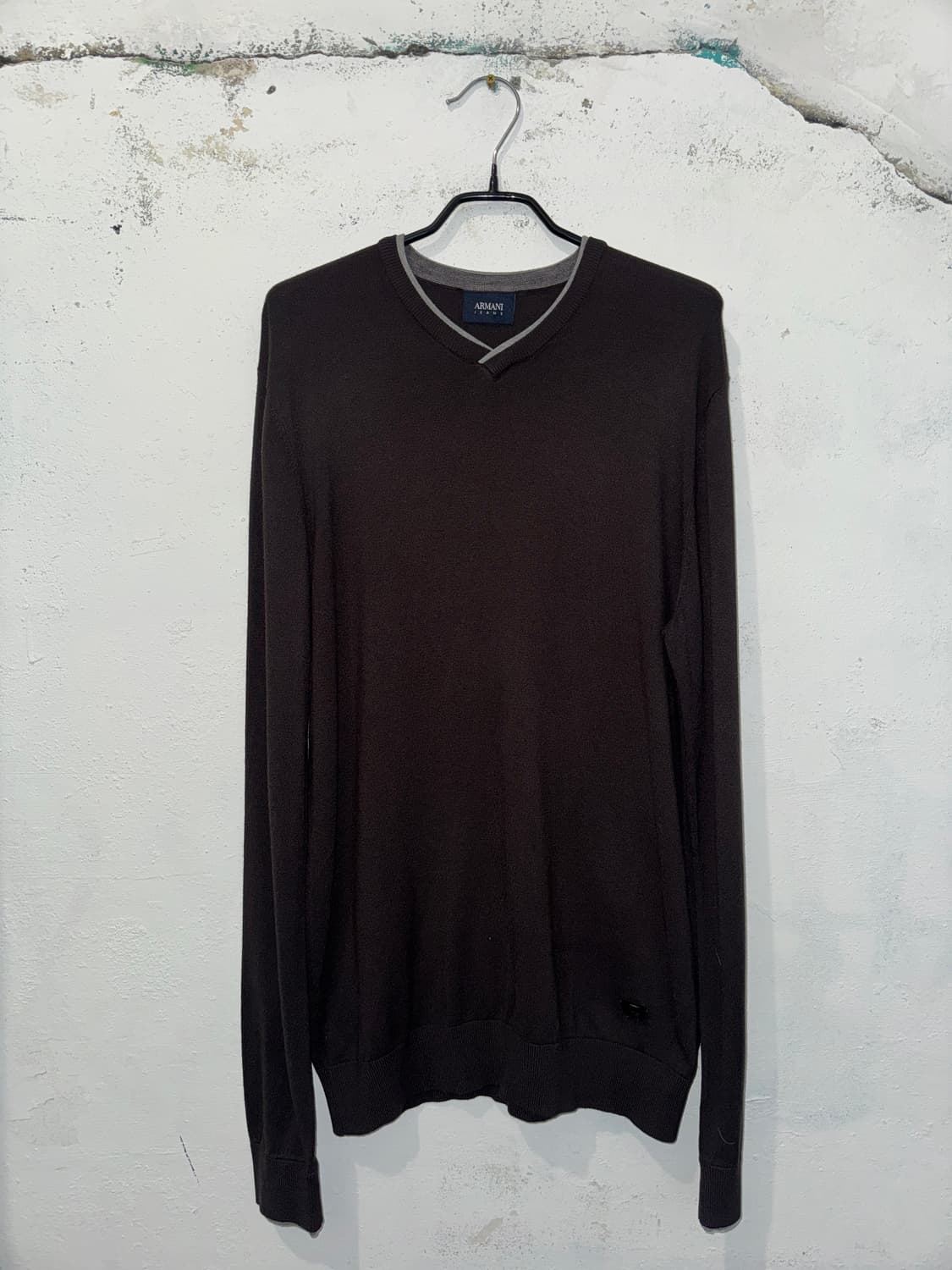 ARMANI JEANS dark brown knit 상품이미지1