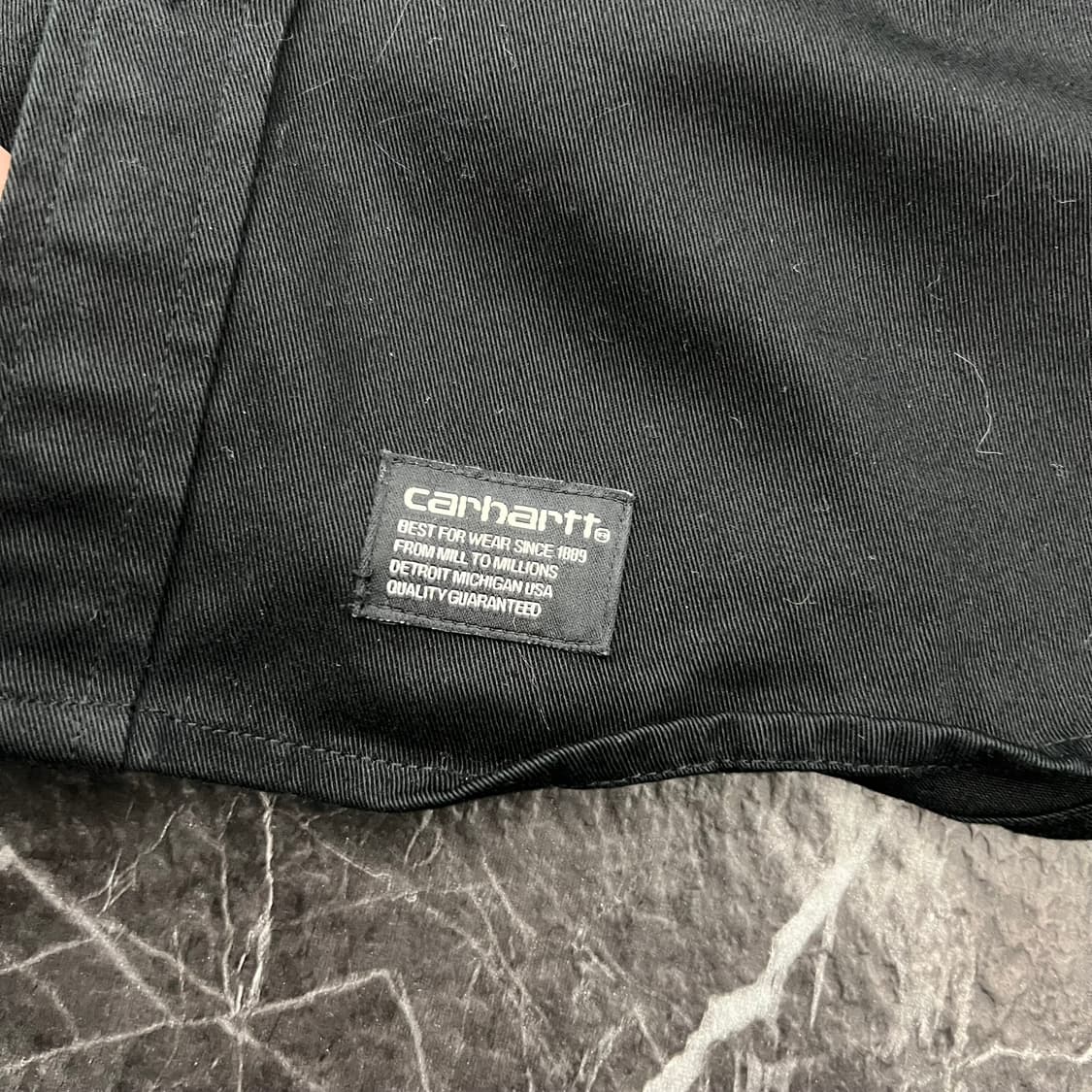 칼하트 WIP 보리스 워크 셔츠 블랙 상품이미지5