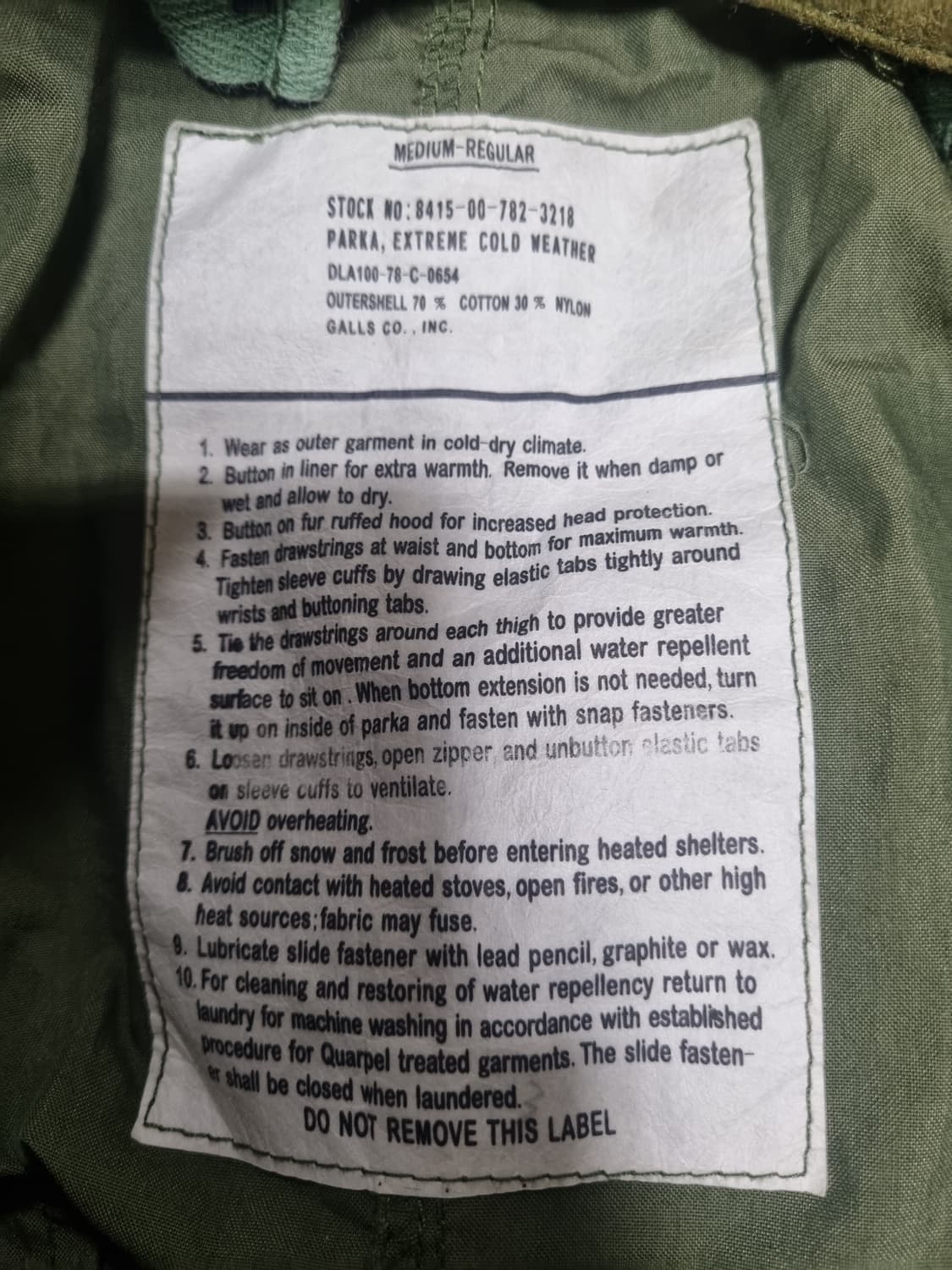 M65 필드 개파카 야상  상품이미지3