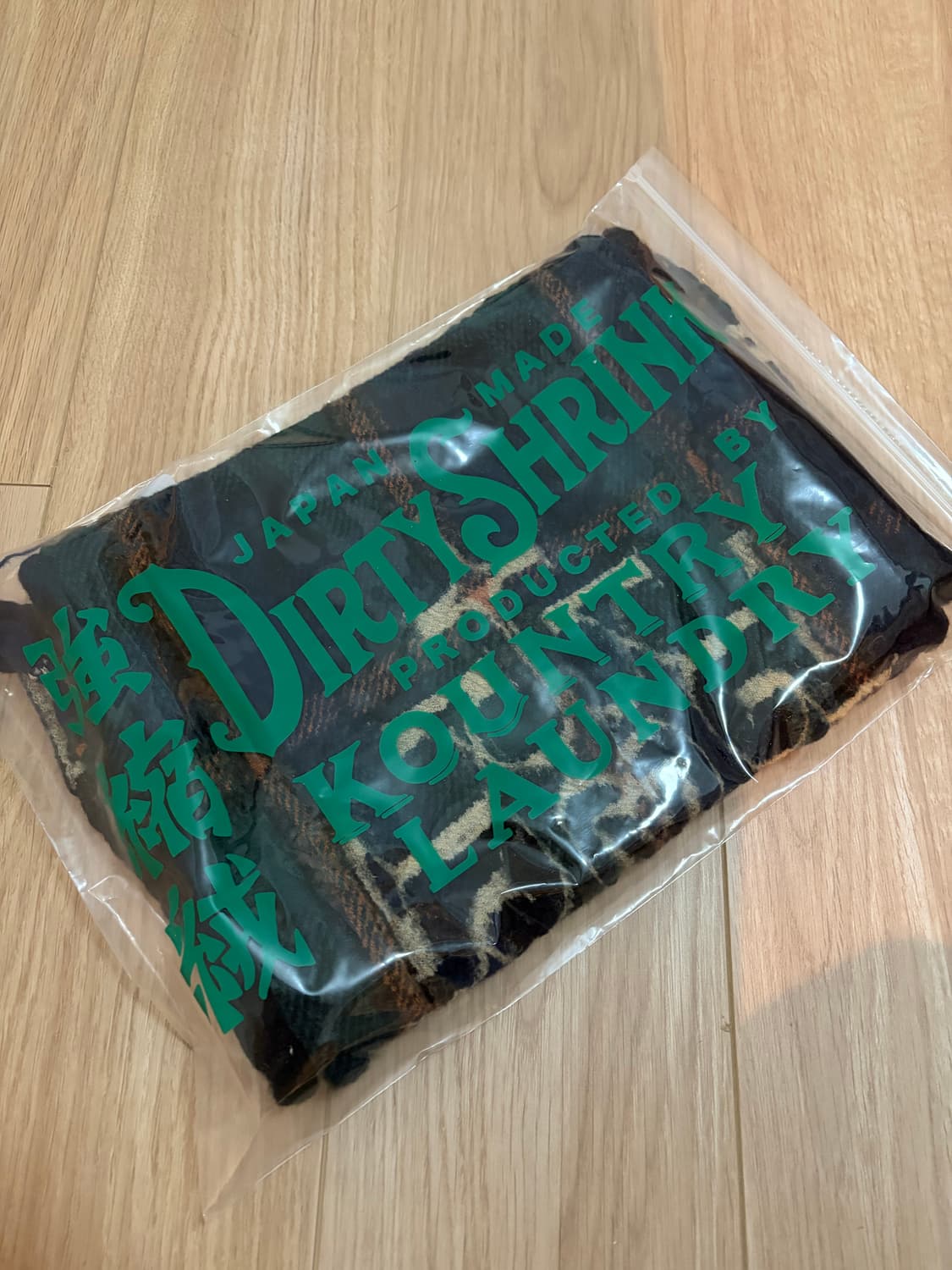 새상품) Kapital 캐피탈 머플러 울 타르탄 아이누 해피 / 네이비 상품이미지4