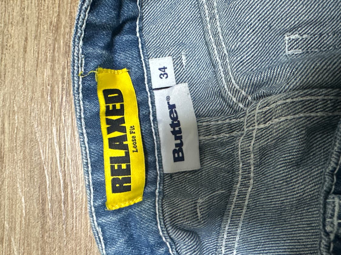 버터굿즈 데님팬츠 상태매우굿 상품이미지3