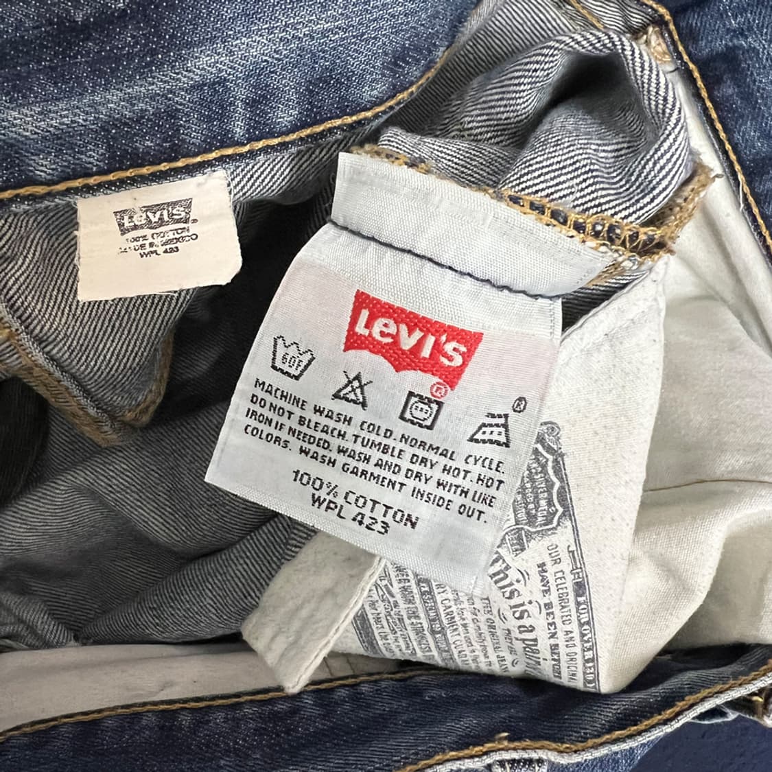 00s 리바이스 501 데님 팬츠 청바지 32 상품이미지5