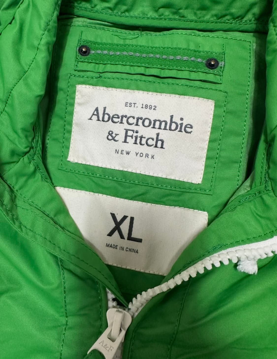 아베크롬비 그린 바람막이 후드 자켓 상품이미지5