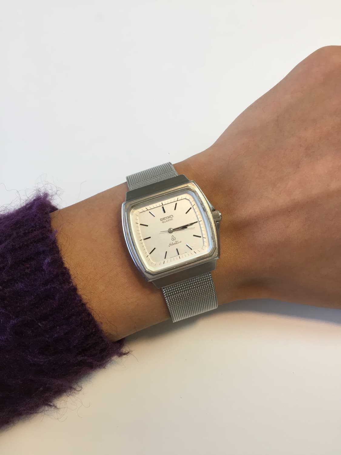 80s seiko silver wave square ver.2 상품이미지3