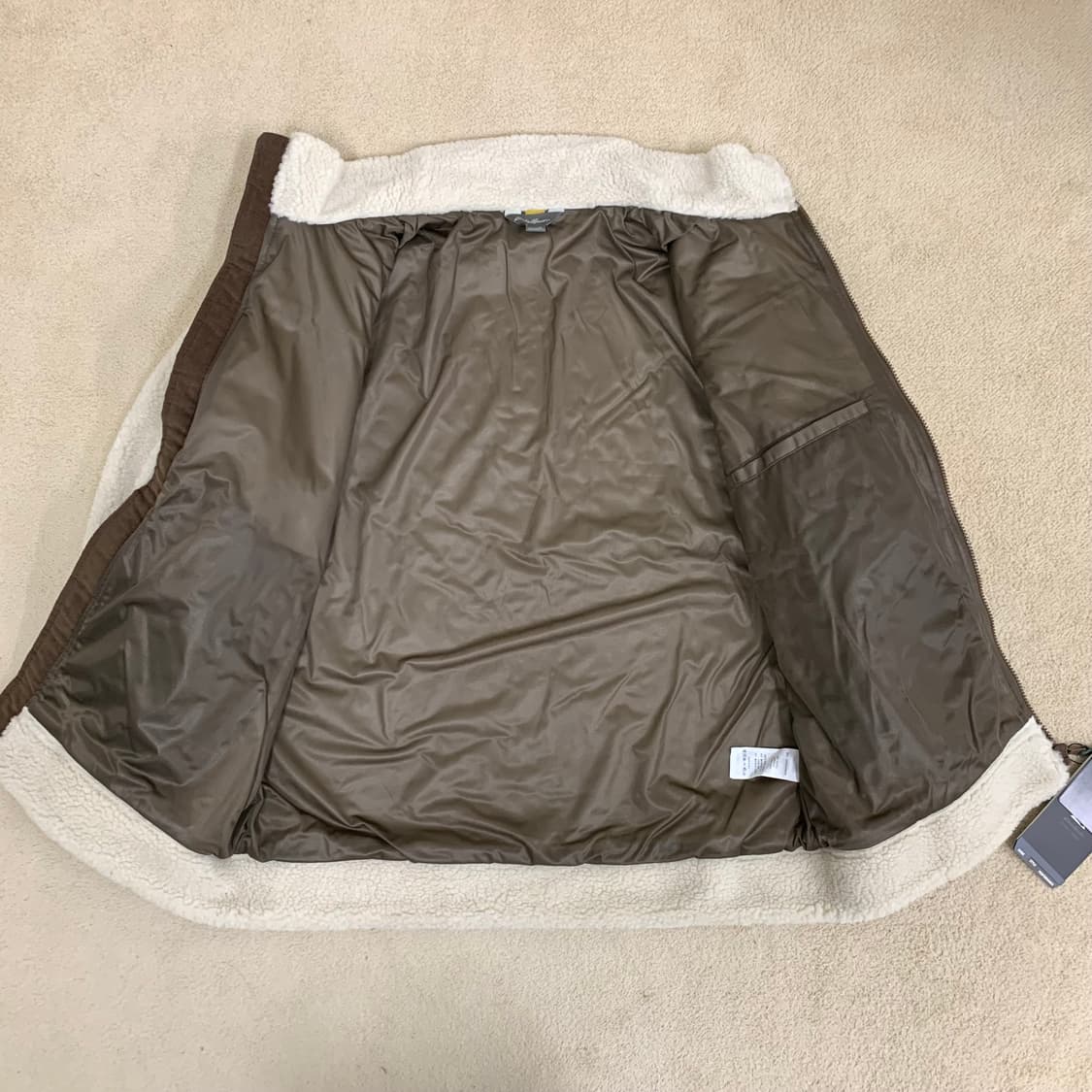 에디바우어 플리스 자켓(2XL/베이지) 후리스 점퍼 상품이미지7