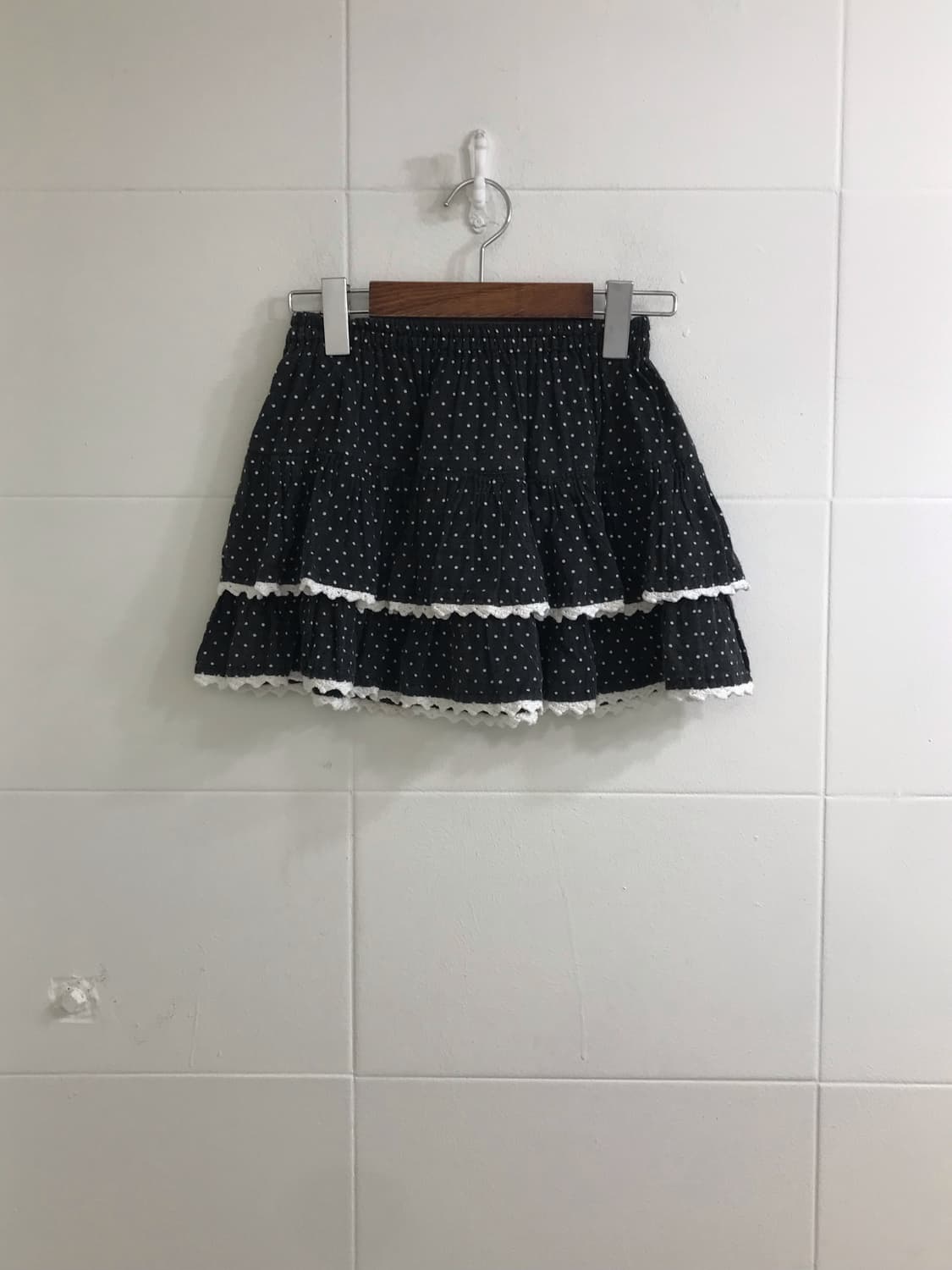 무채색 도트 괴짜 니혼진 7부레깅스 코디세트 상품이미지7