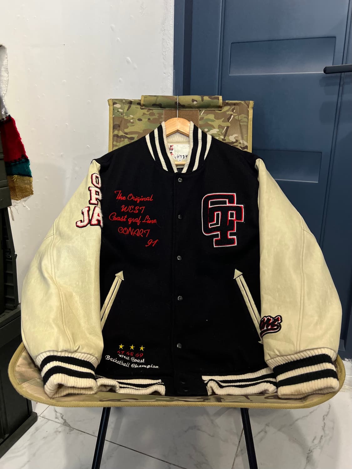 1990s CONART 빈티지바시티자켓 빈티지가죽자켓 상품이미지2