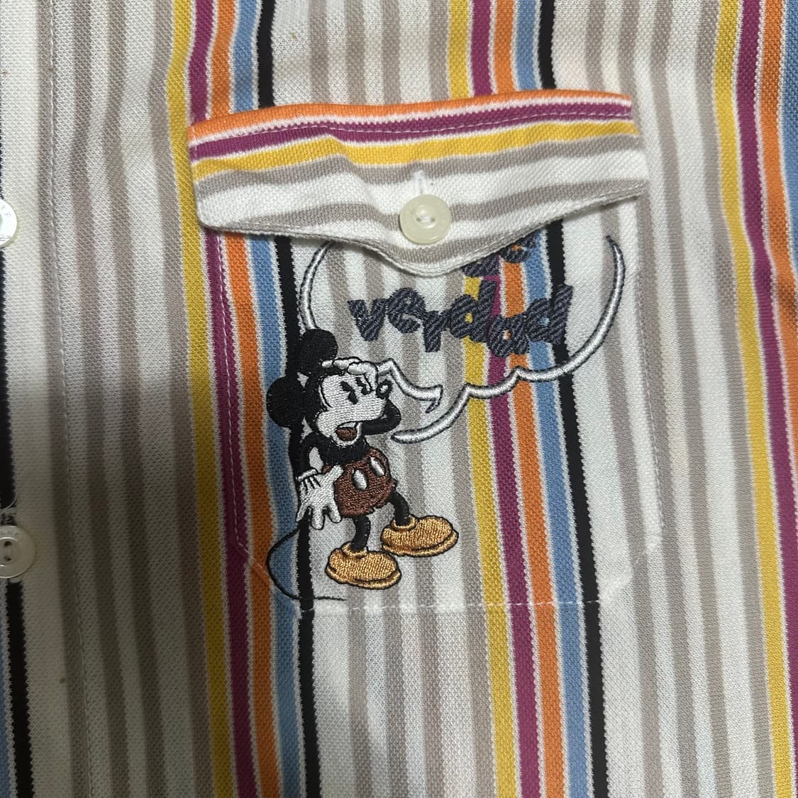 (100) 디즈니 미키마우스 스트라이프 긴팔셔츠 상품이미지3