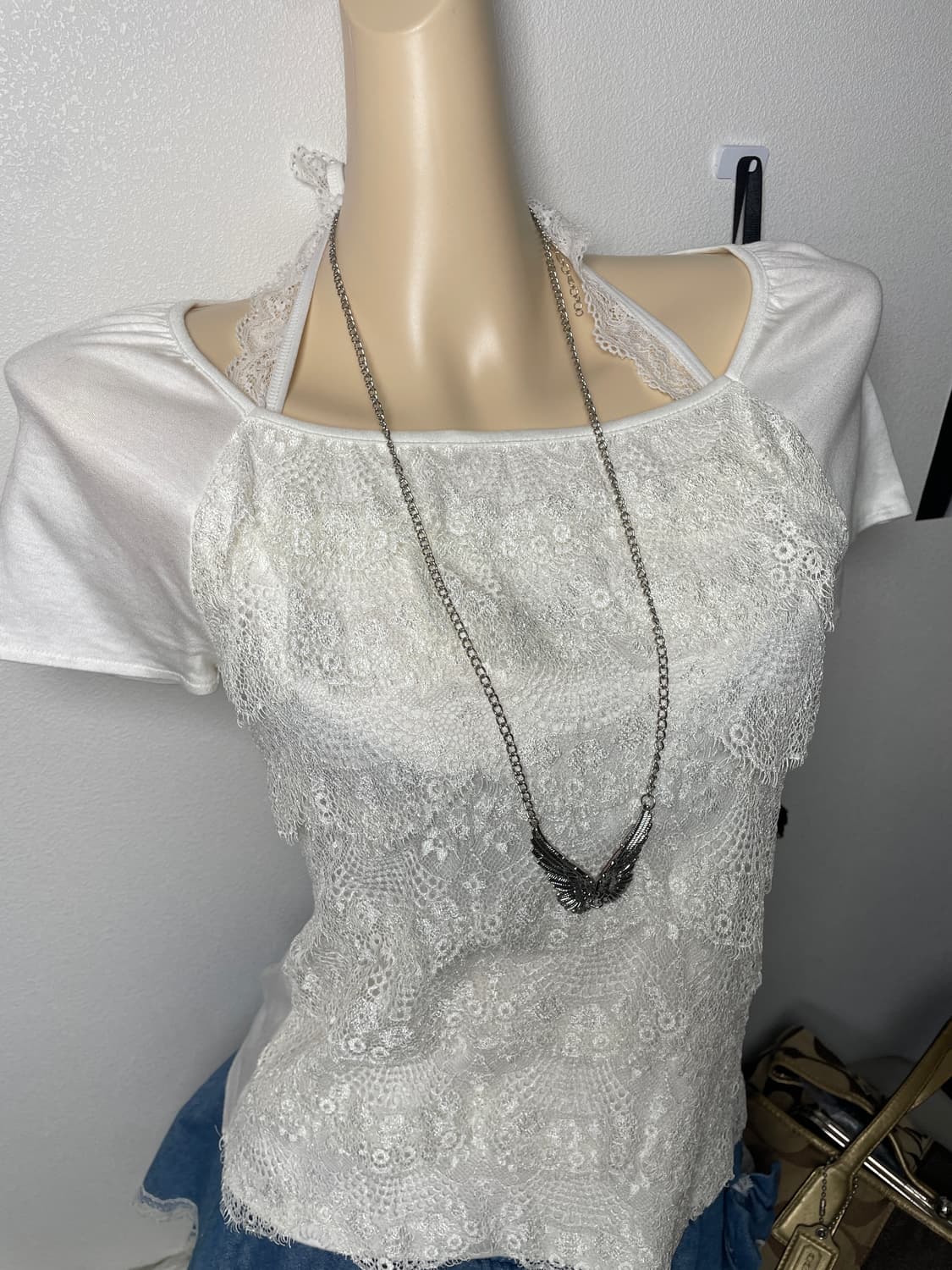 빈티지 러플 블라우스 티셔츠 상품이미지3