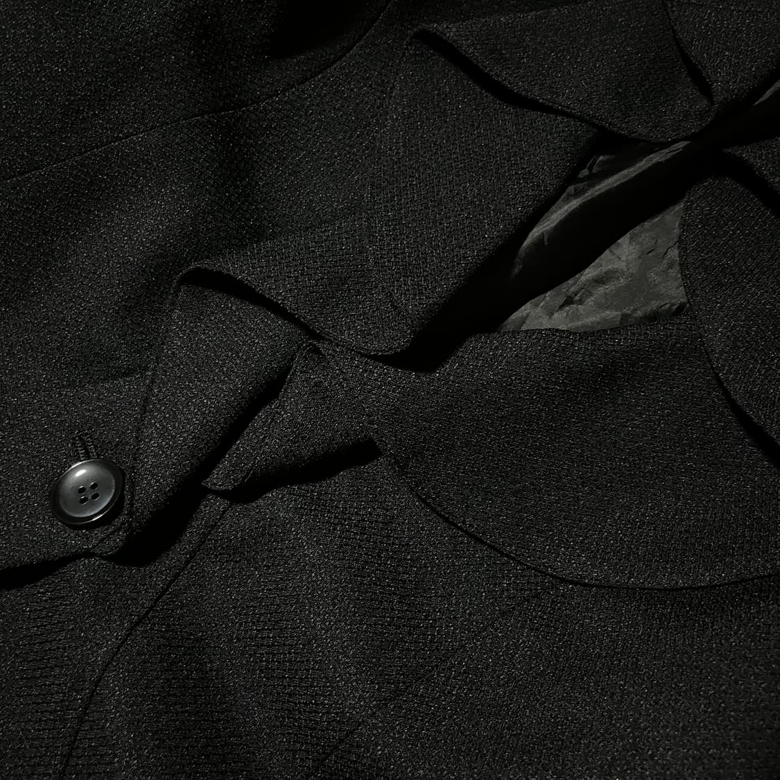 JPN . 재팬 원버튼 프릴 블레이저 상품이미지4