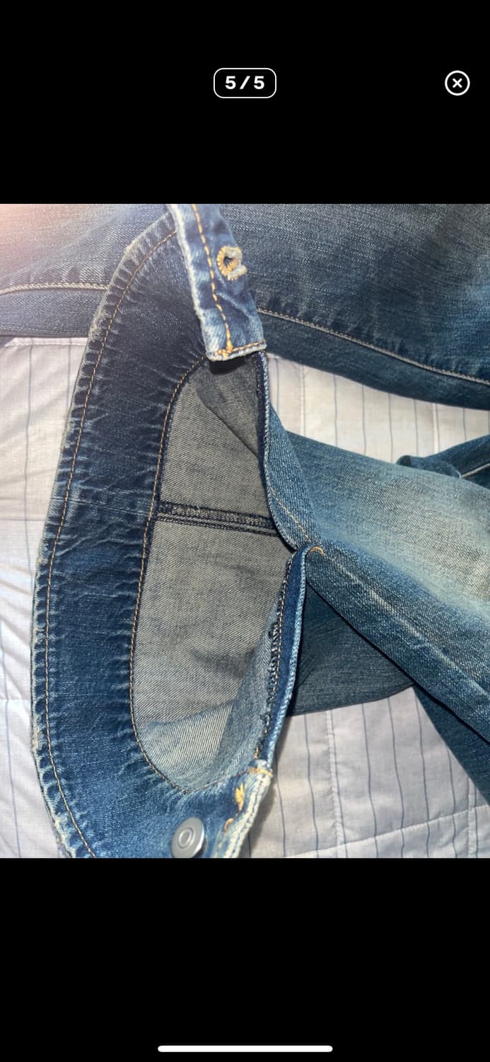 Maison Margiela 17ss cuffs denim 상품이미지5