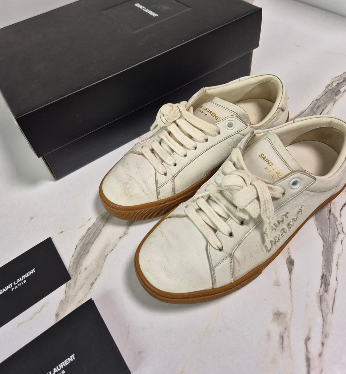 (정품) 생로랑 코트클래식 여성 스니커즈 35 상품이미지1